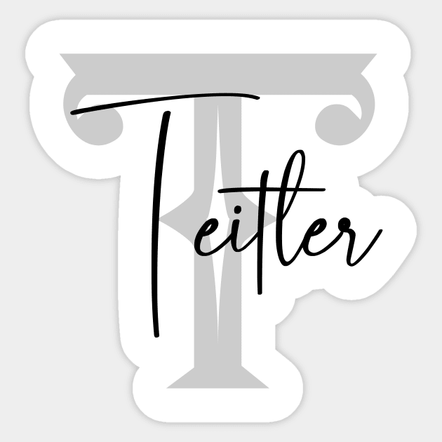 Teitler Second Name, Teitler Family Name, Teitler Middle Name Sticker by Huosani